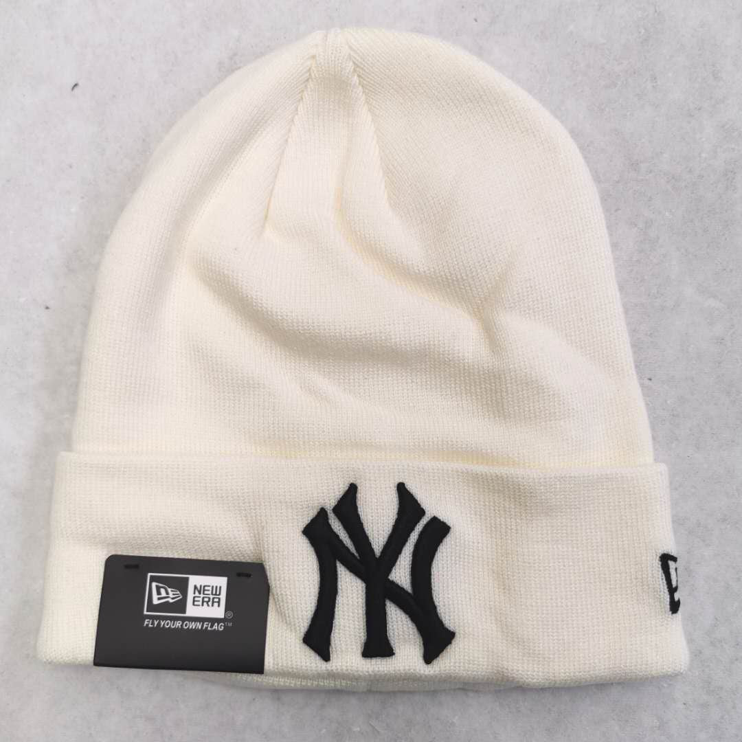 New Era - New York Yankees Knit Beanie - WHITE