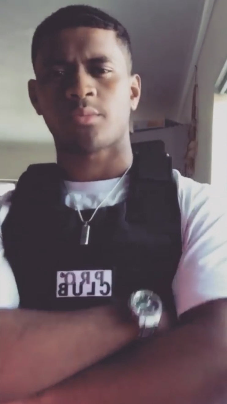 Pro Club Plate Carrier Vest - Black (Adjustable Sizes up to 5XL)