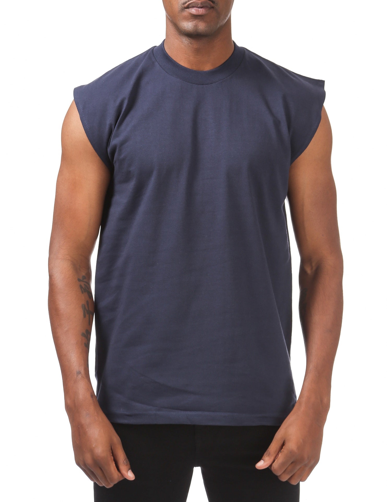 Pro Club Heavyweight Sleeveless Muscle Tee - NAVY