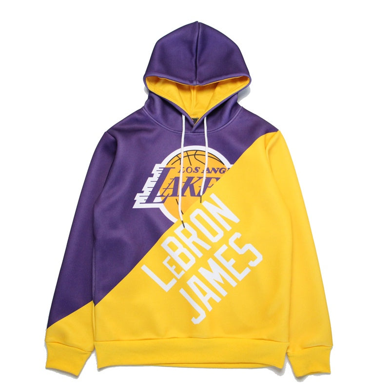 NBA L.A Lakers WaterProof Super Heavy Pullover Hoodie - James