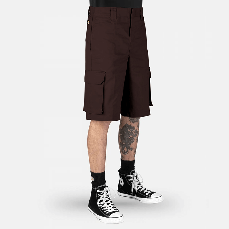 DICKIES - 131 POCKET CARGO SHORT K4130801 - DARK BROWN