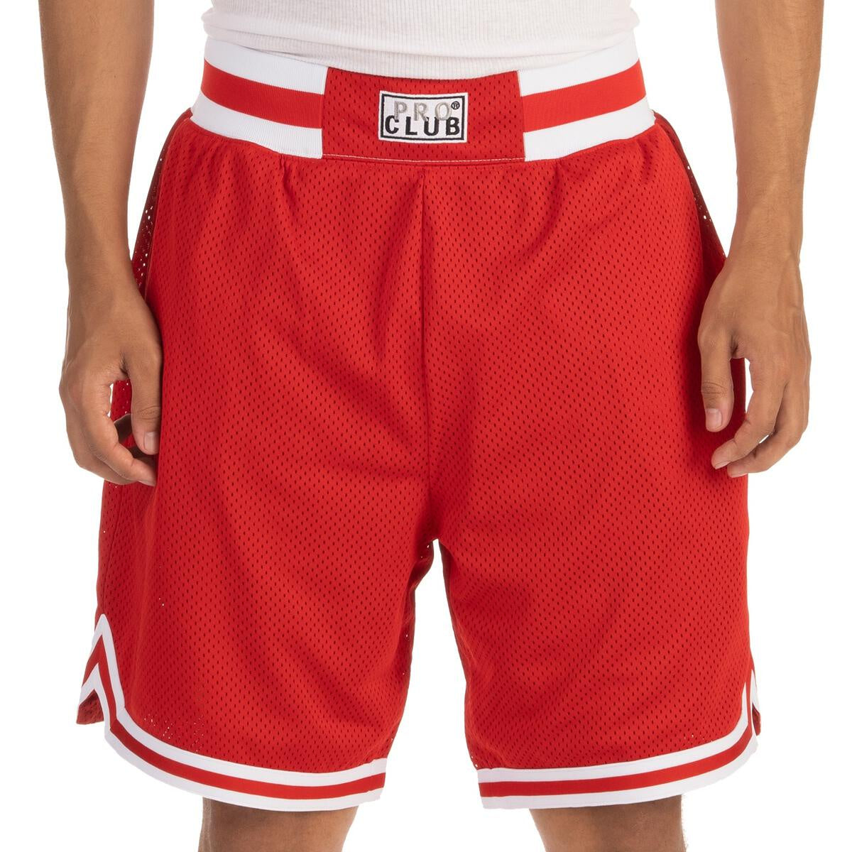 Pro Club Classic Basketball Shorts - Red