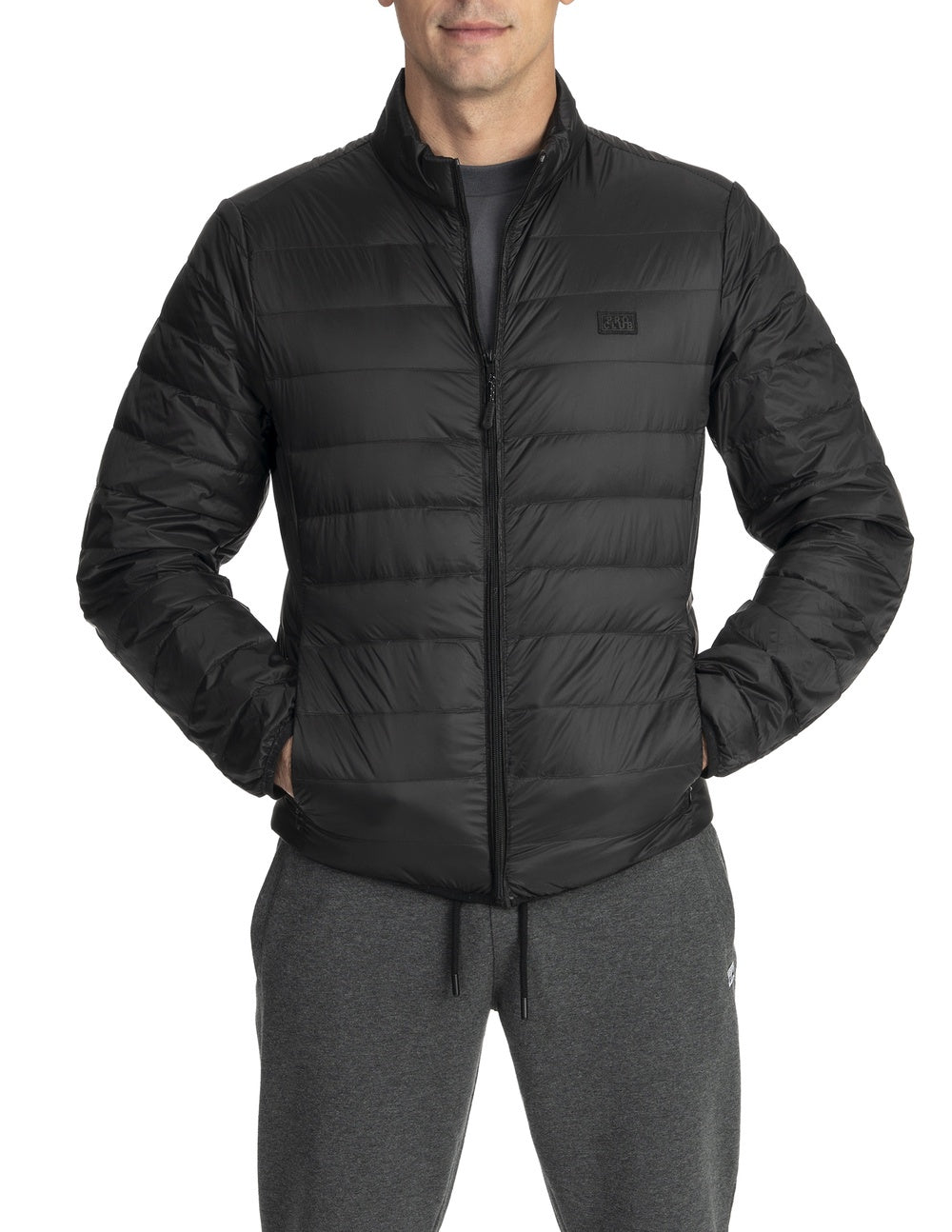 Pro Club Packable Lightweight Down Jacket - BLACK