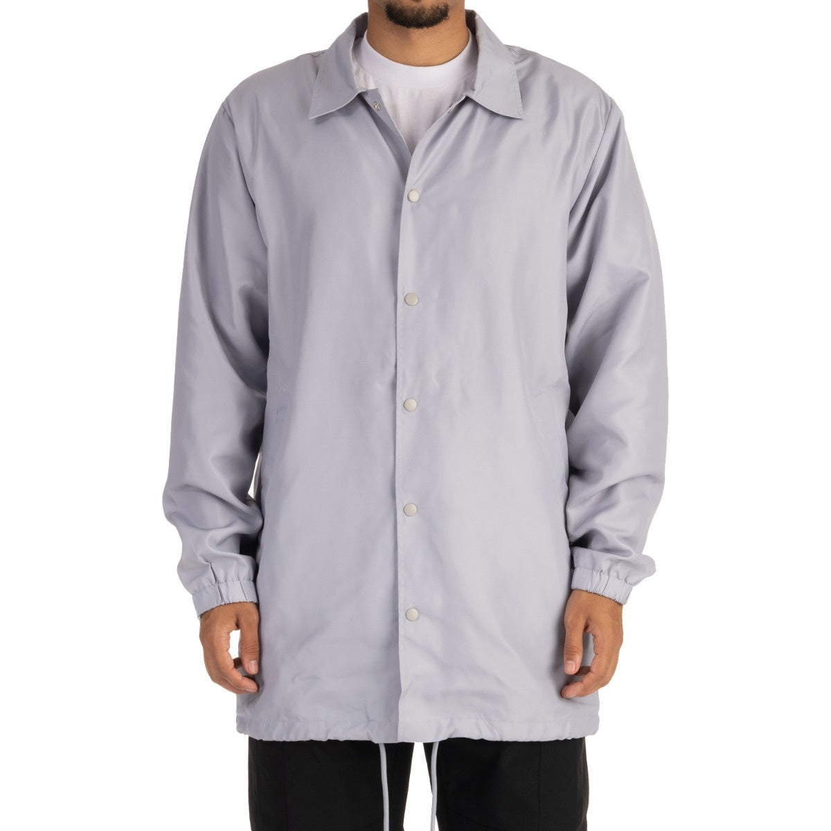 Pro Club Extended Coach Jacket - Silver