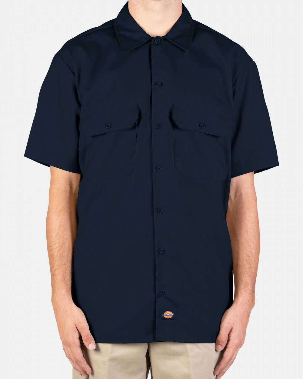 DICKIES –1574 SHORT SLEEVE WORK SHIRT - NAVY