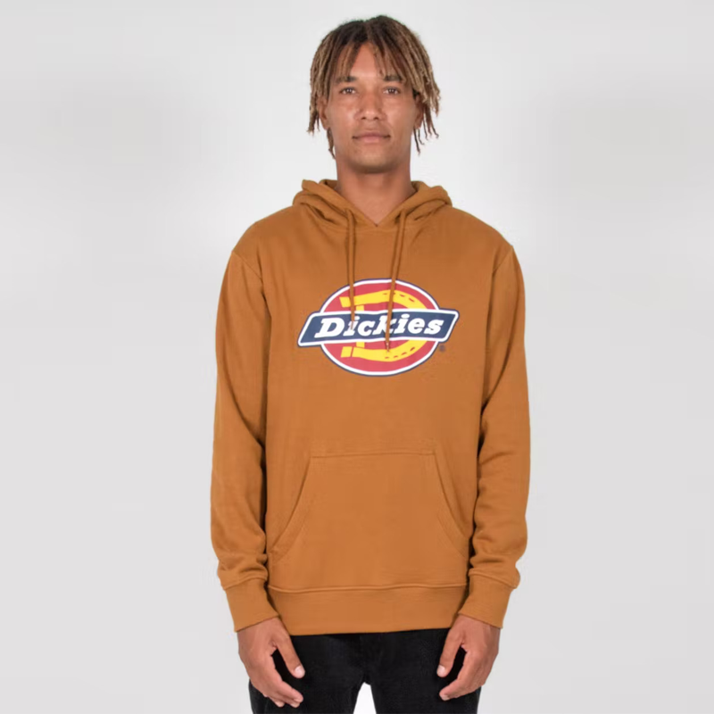 DICKIES – H.S CLASSIC POP OVER HOODY – Brown Duck