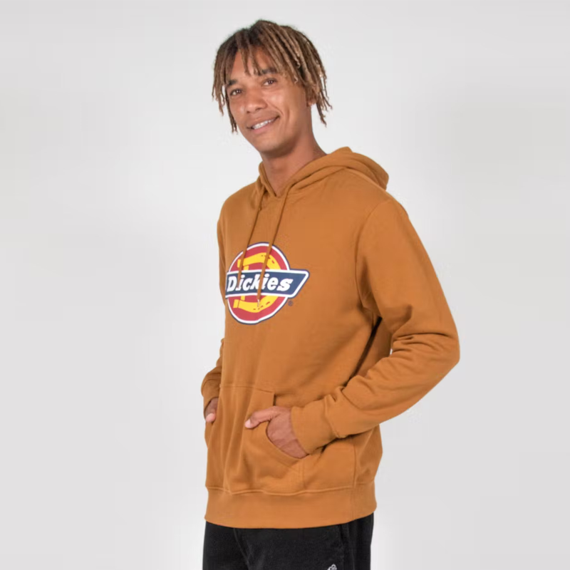 DICKIES – H.S CLASSIC POP OVER HOODY – Brown Duck