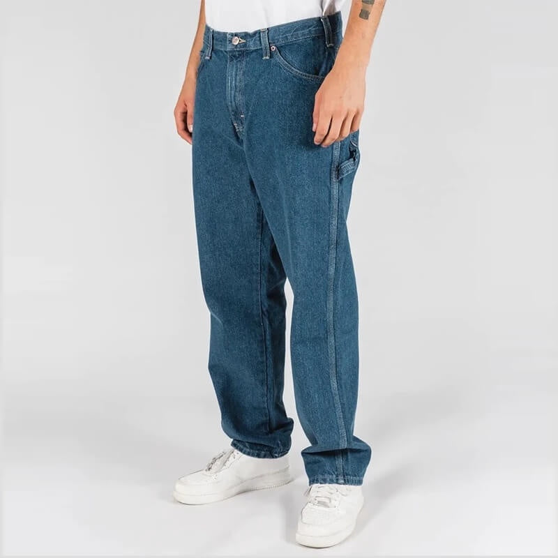 DICKIES - 1993 RELAXED FIT CARPENTER DENIM JEAN - Stonewashed Indigo