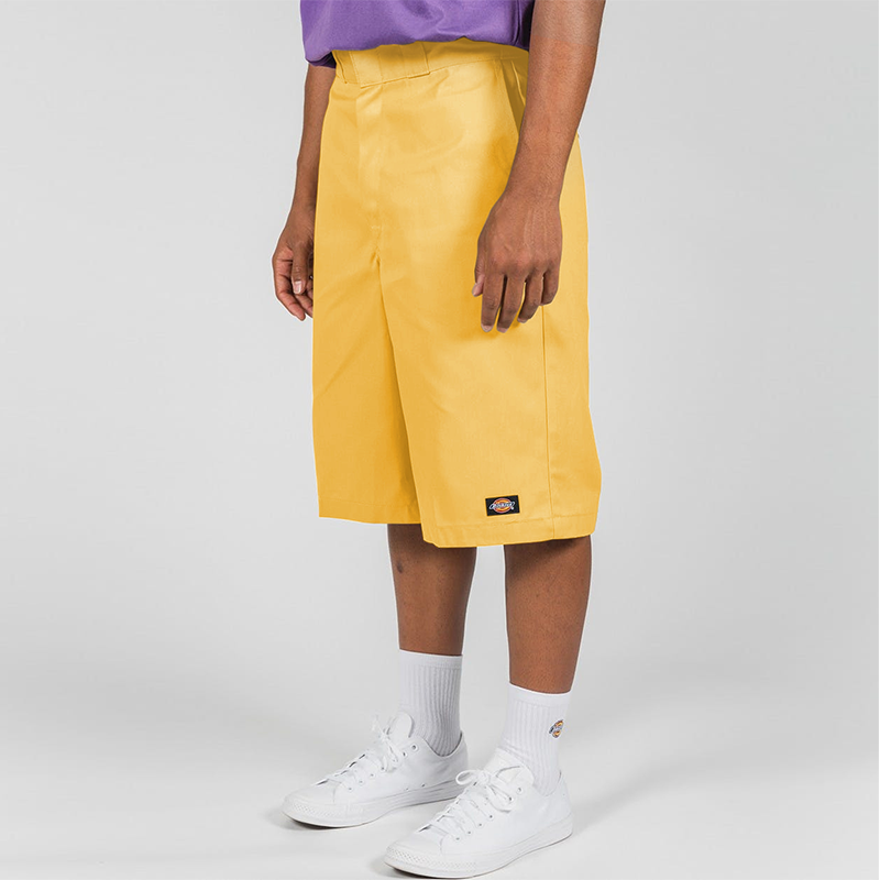 DICKIES - 42283 13 INCH LOOSE FIT MULTI POCKET WORK SHORT - GOLD