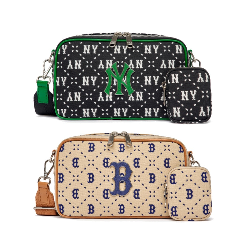 MLB - Monogram Unisex Street Style Small Shoulder Bag Logo