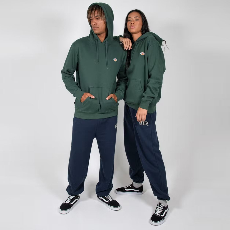 DICKIES H.S ROCKWOOD POP OVER HOODIE KK1210502 - GREEN