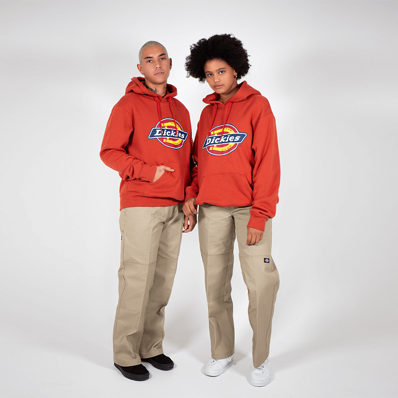 DICKIES2021 – H.S CLASSIC POP OVER HOODY – RUST