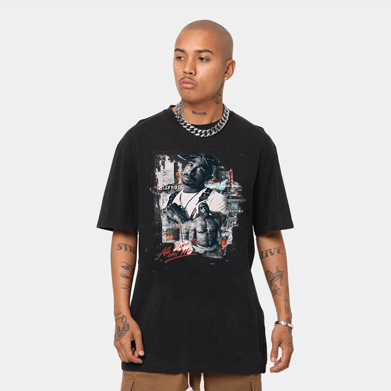 Pro Club HEAVYWEIGHT 2PAC Digital printed Tee