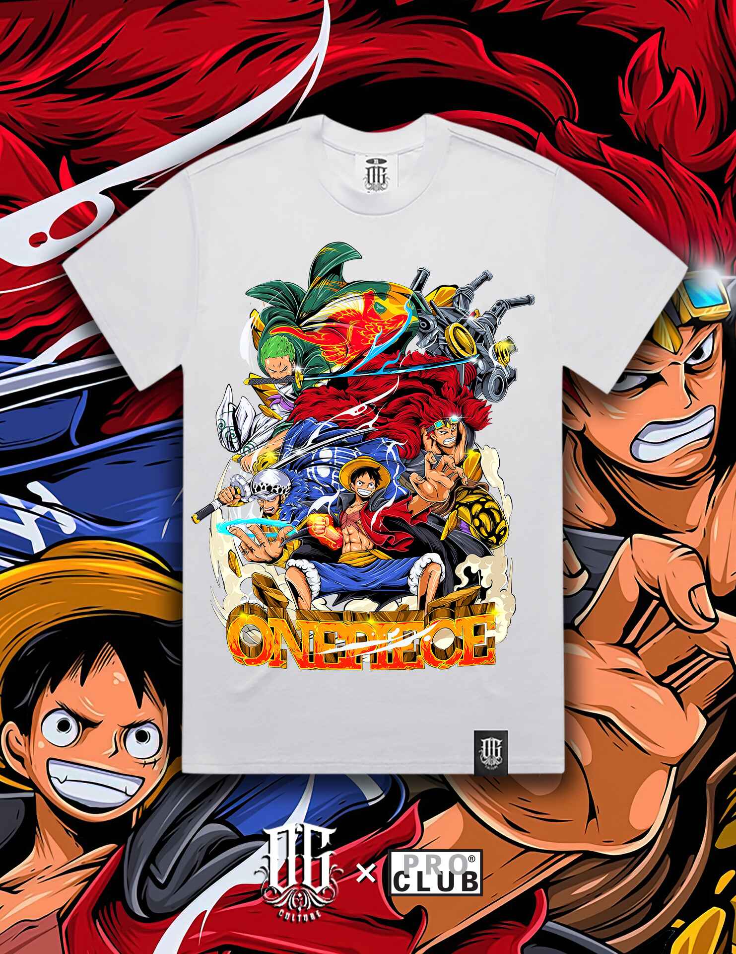 OG Culture X Pro Club Heavyweight Tee - One Piece