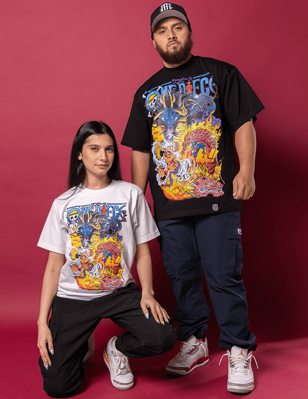 OG Culture X Pro Club Heavyweight Tee - One Piece Dragon