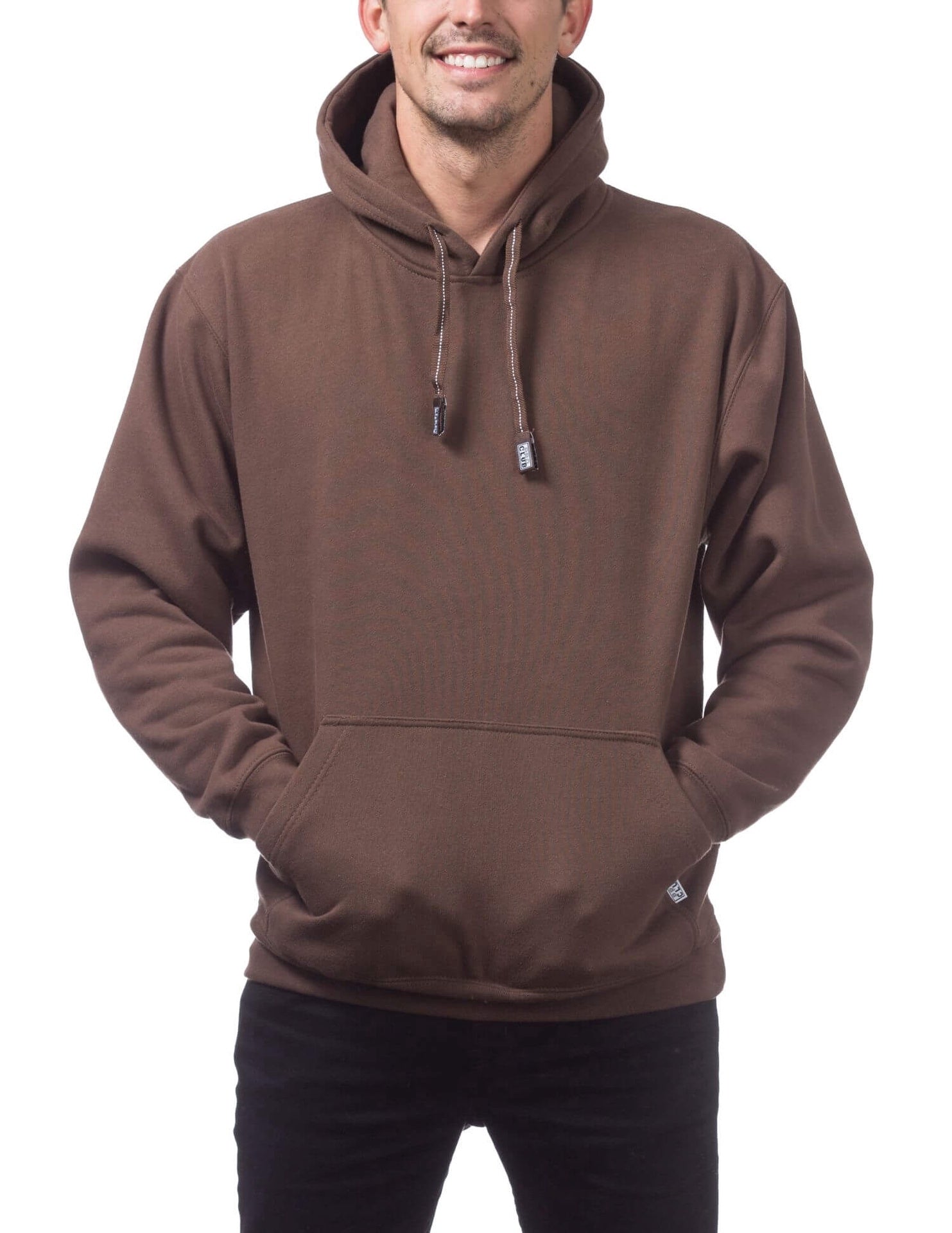 Pro Club Heavyweight Pullover Hoodie (13oz) - BROWN