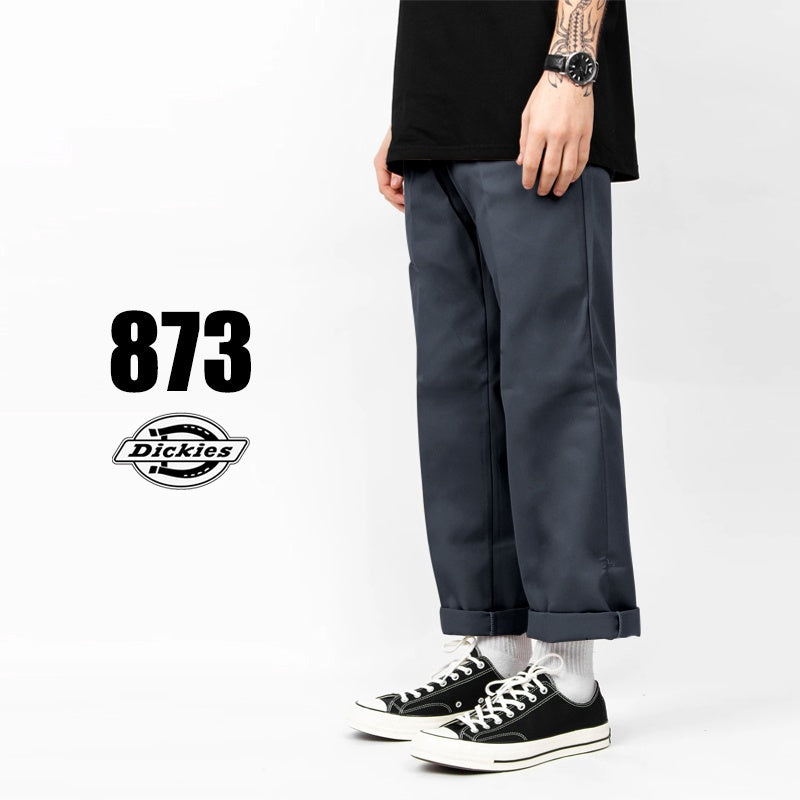 DICKIES - 873 Slim Straight Fit Pants - NAVY