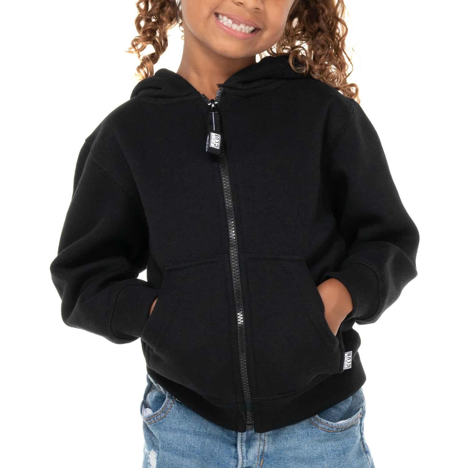 Pro Club Youth Fleece Full Zip Hoodie - Rewahard Apparel