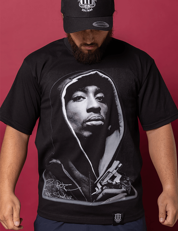 OG Culture X Pro Club Heavyweight Tee - Tupac Portrait