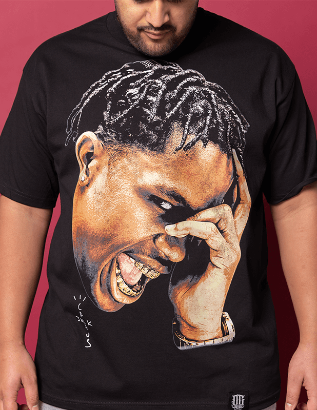 OG Culture X Pro Club Heavyweight Tee - Travis Scott Portrait