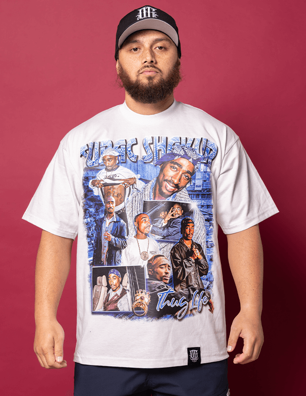 OG Culture X Pro Club Heavyweight Tee - Tupac Shakur Bandana