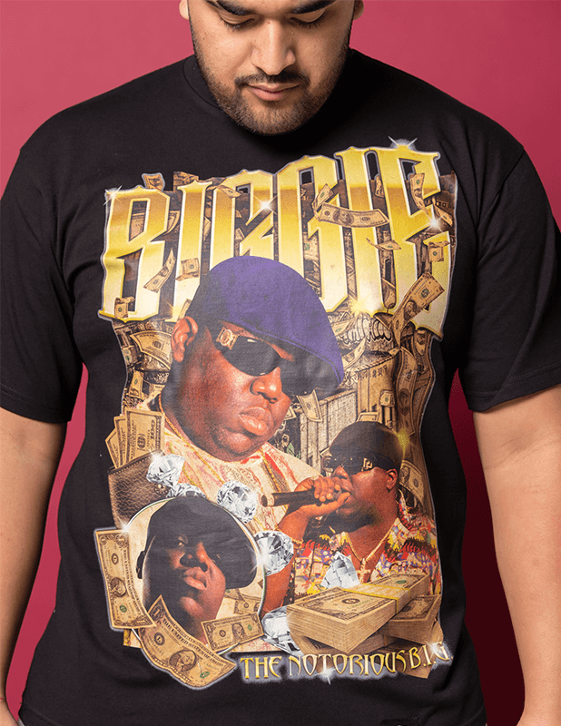 OG Culture X Pro Club Heavyweight Tee - Biggie $$$