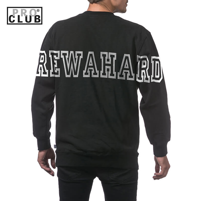 REWAHARD BACK SHOULDER ALL STAR Pro Club Heavyweight Pullover Sweater (13oz)