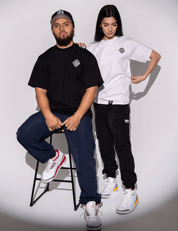 OG Culture X Pro Club Heavyweight Tee - One Piece Compass Logo