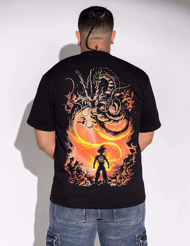 OG Culture X Pro Club Heavyweight Tee - Dragon Ball Back Print