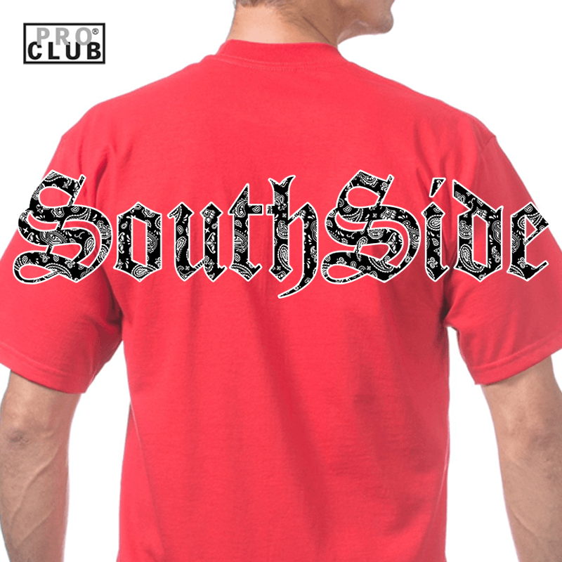 Pro Club Bandana SouthSide Tee - Red