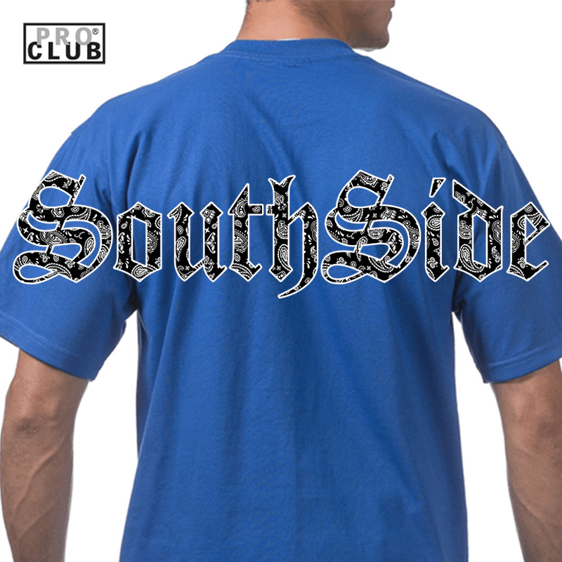 Pro Club Bandana SouthSide Tee - Royal