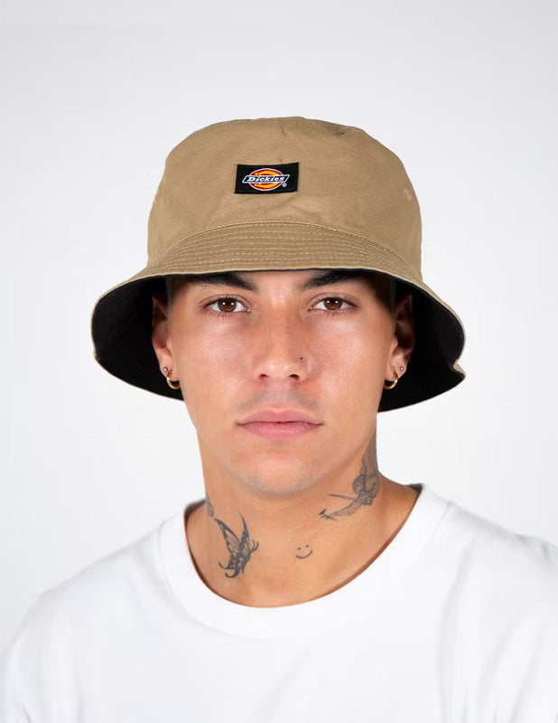 Dickies - Stamford Reversible Bucket Hat -Charcoal/Khaki