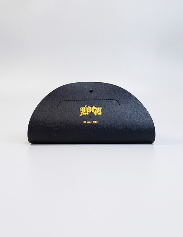 LOCS - Soft Leather Sunglasses Case Black