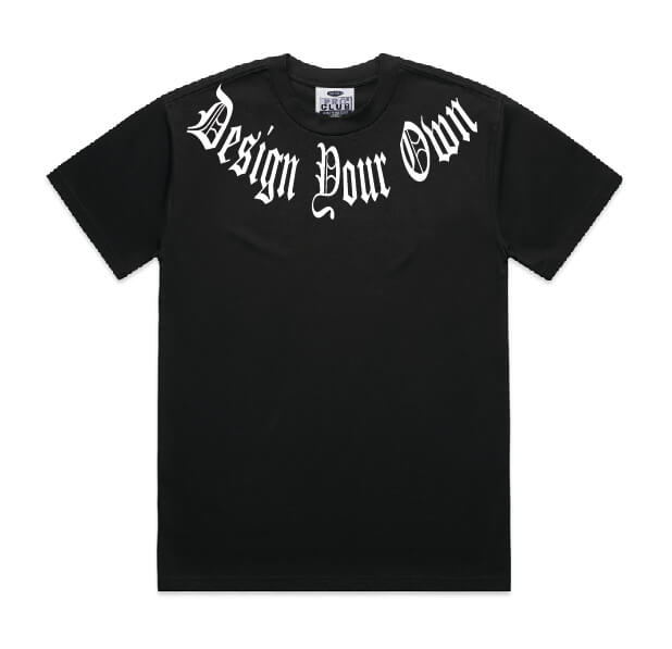 Custom Print Collar - Pro Club Heavyweight Short Sleeve Tee