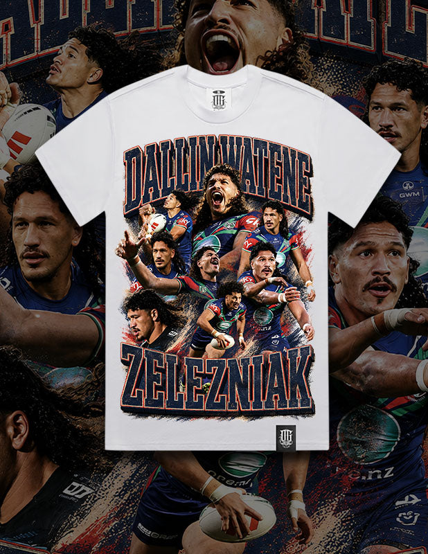 OG Culture X Pro Club Heavyweight Tee - Warriors Dallin Watene-Zelezniak Legacy