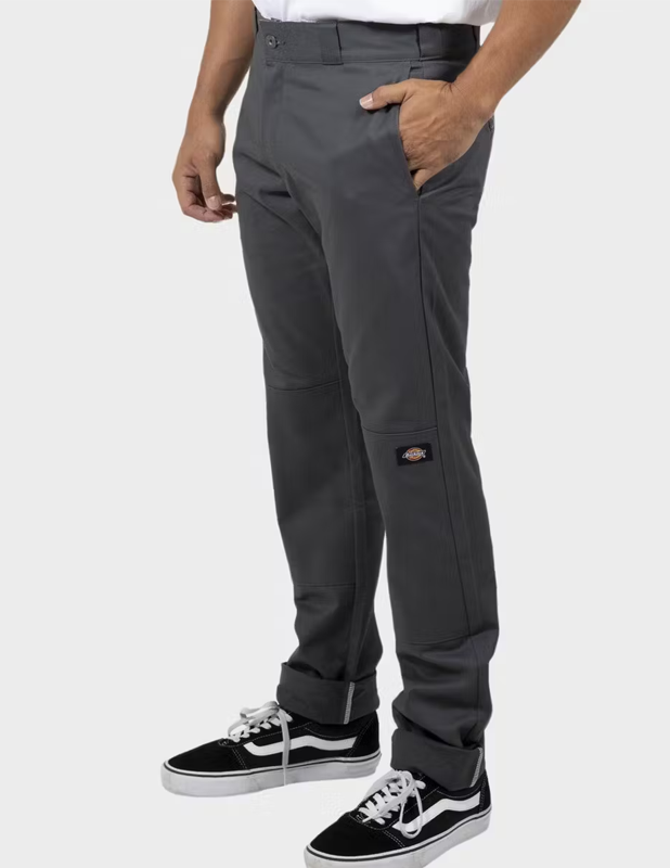 DICKIES - WP811 Skinny Straight Fit Double Knee Work Pant - Charcoal