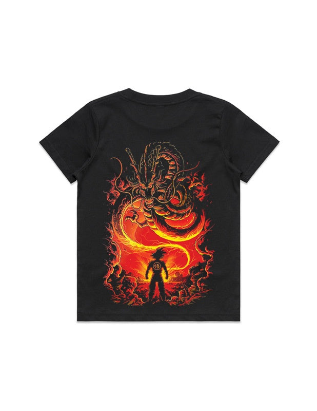 Rewahard Kids Graphic Tee - Dragon Ball Back Print