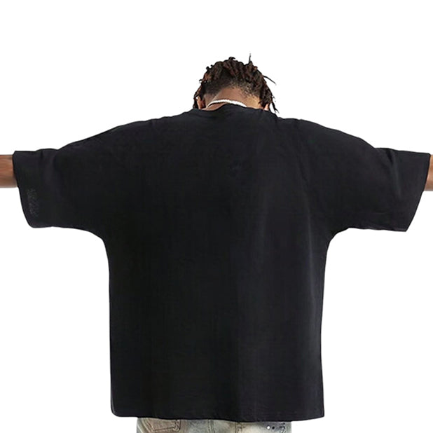Custom Print Back Shoulder - Pro Club Heavyweight Short Sleeve Tee