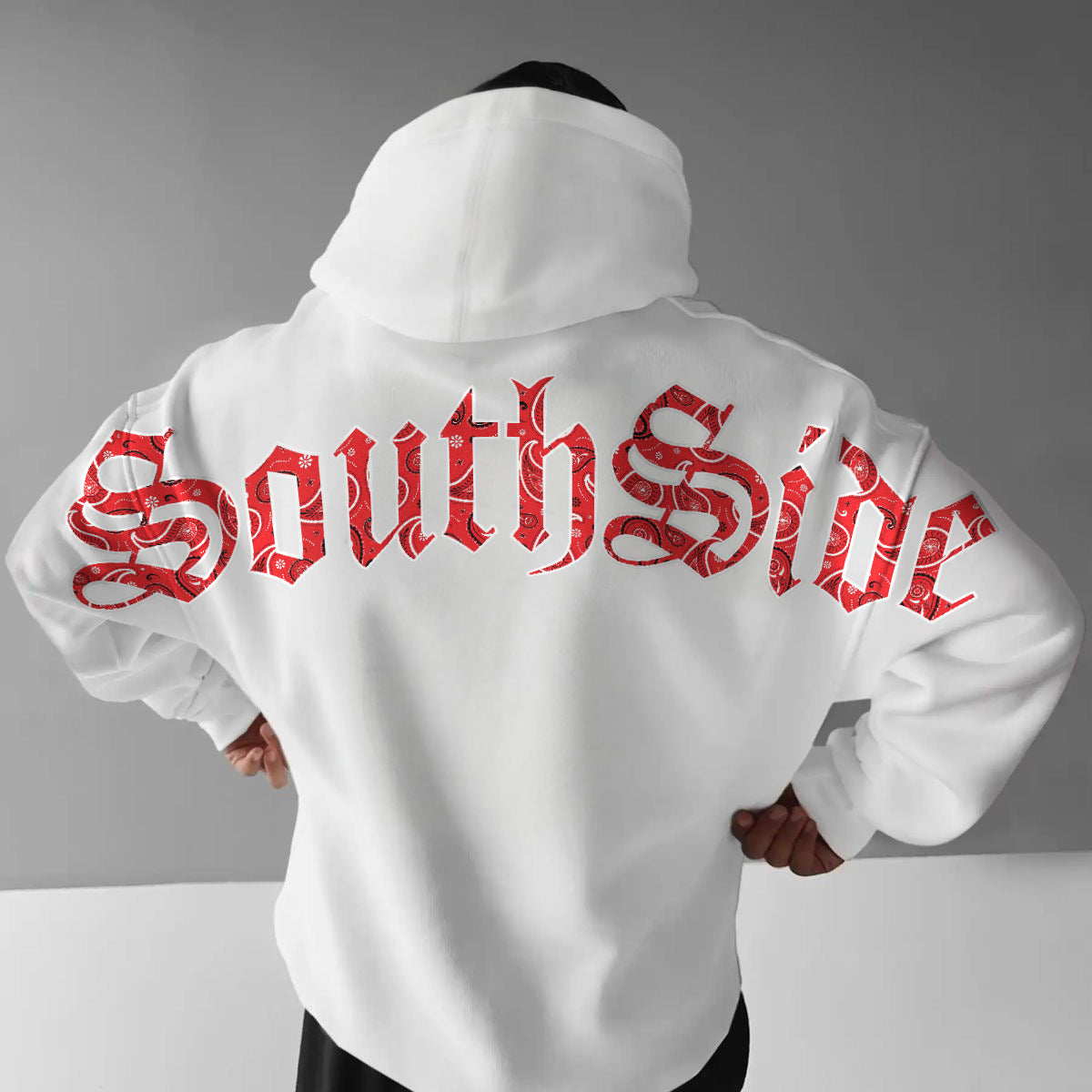 Gildan South Side Thug Gothic Hoodie | Men's Graphic Sweatshirt With Pockets | Customizable