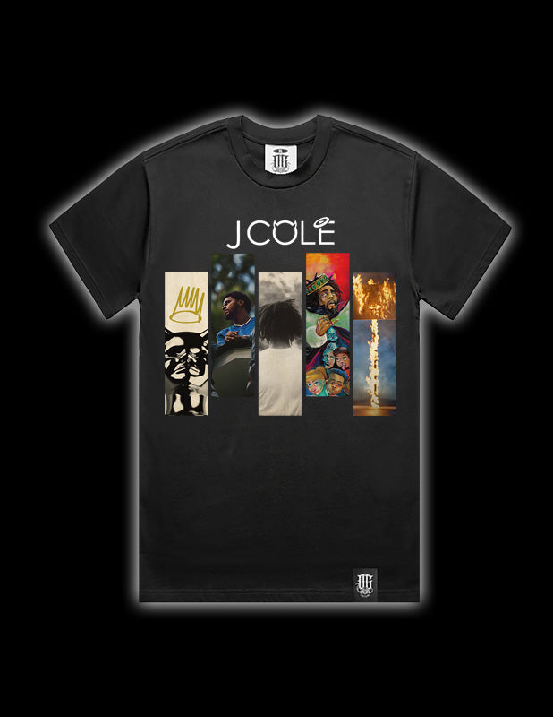 OG Culture X Pro Club Heavyweight Tee - J.Cole Album Collage
