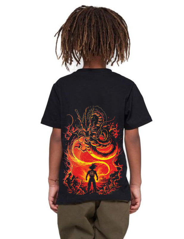 Rewahard Kids Graphic Tee - Dragon Ball Back Print