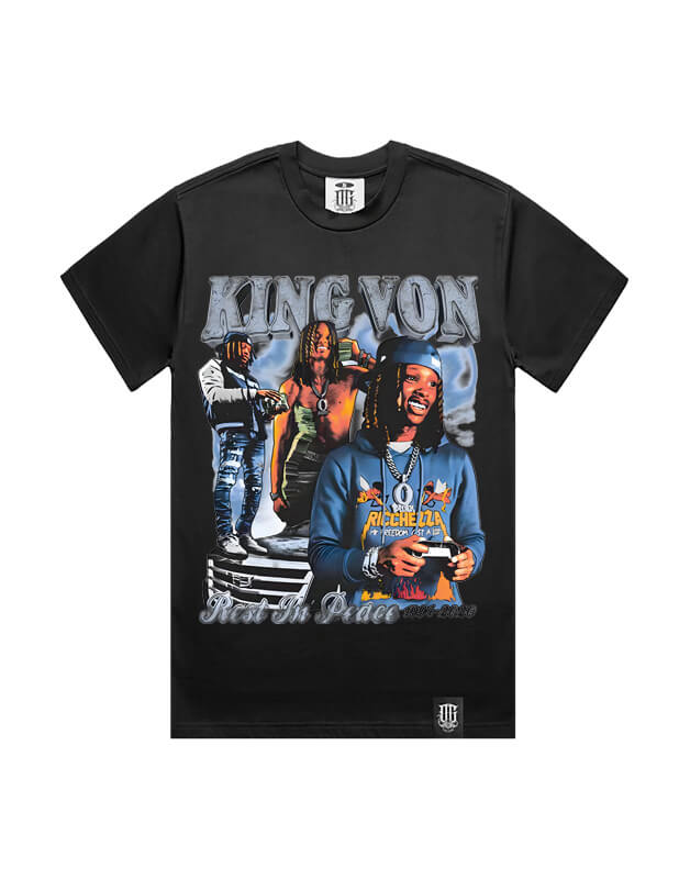 OG Culture X Pro Club Heavyweight Tee - King Von Comic