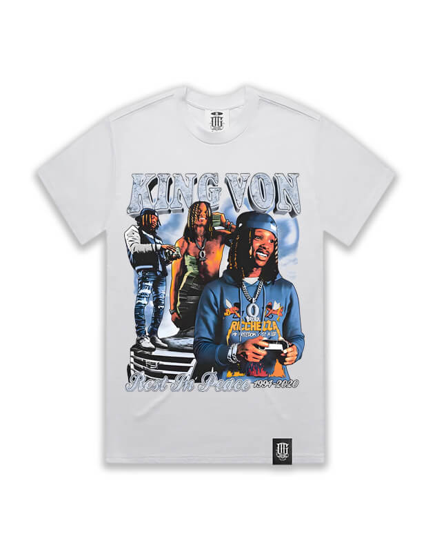 OG Culture X Pro Club Heavyweight Tee - King Von Comic
