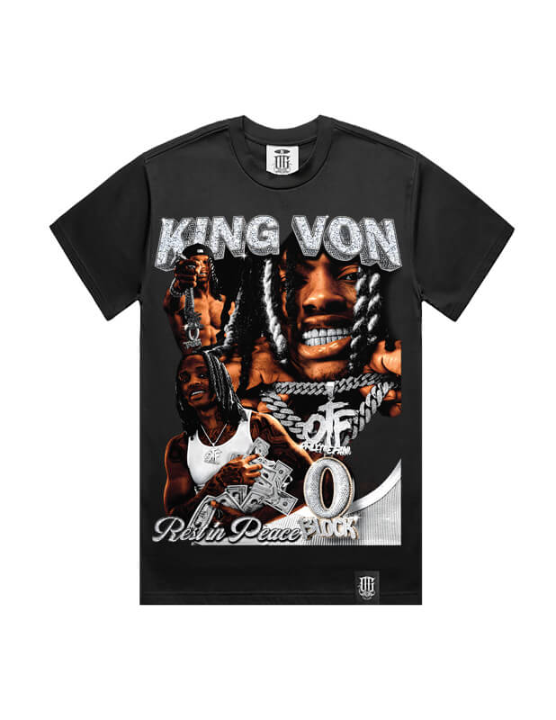 OG Culture X Pro Club Heavyweight Tee - King Von Diamond