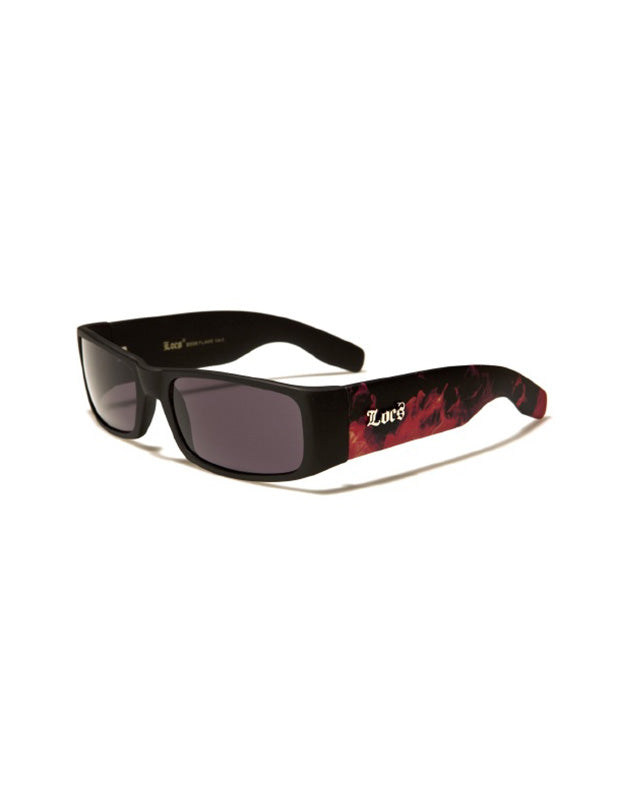LOCS SUNGLASSES - LOC9006 - Red FLAME