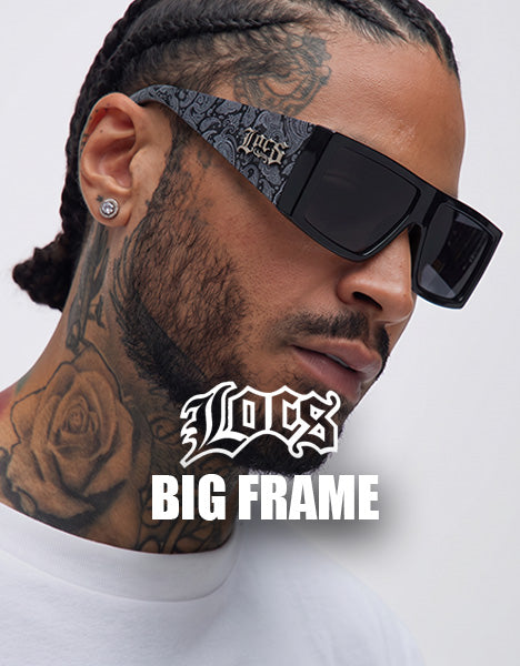 LOCS Sunglasses - 8LOC9006 - Black - Rewahard Apparel