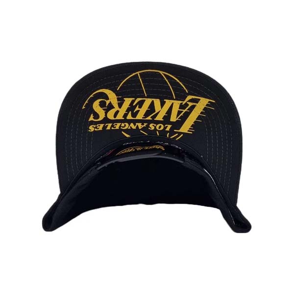 MITCHELL & NESS TEAM OUTLINE CLASSIC REDLINE STRETCH SNAPBACK LOS ANGELES LAKERS - BLACK