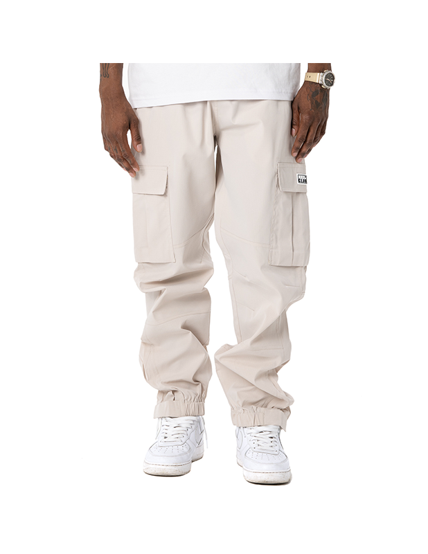 Pro Club Nylon Ripstop Cargo Track Pants - Moonbeam