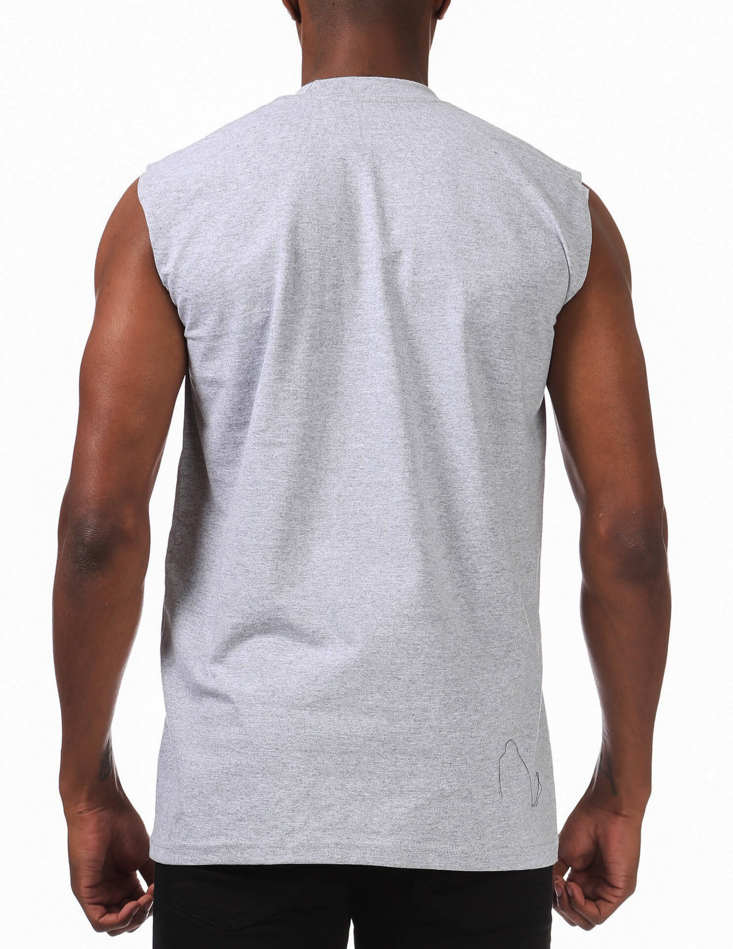 Pro Club Heavyweight Sleeveless Muscle Tee - GRAY