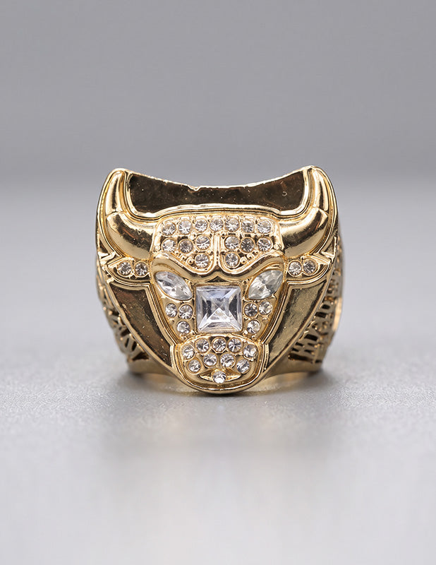 NBA - Gold Bulls championship rings - Jordan